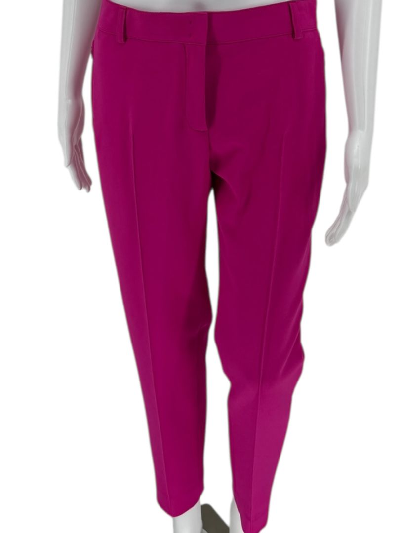 Akris Punto Fuchsia Blazer & Tapered Pant Suit Set – Size 12