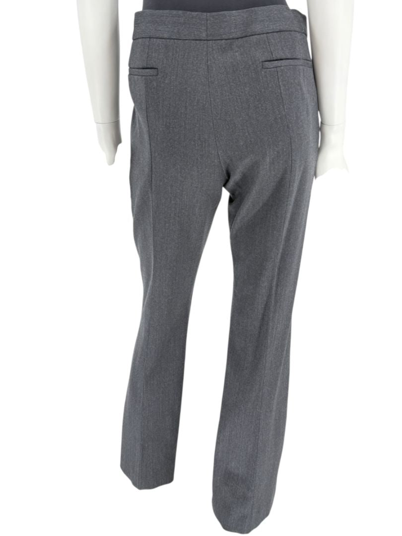 Pamella Roland Charcoal Grey Tailored Pantsuit – Large