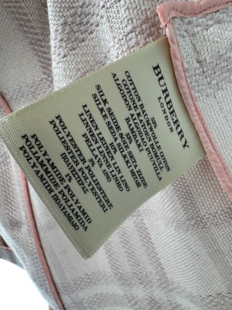 Burberry Plaid Print Blazer NWT - Size 10
