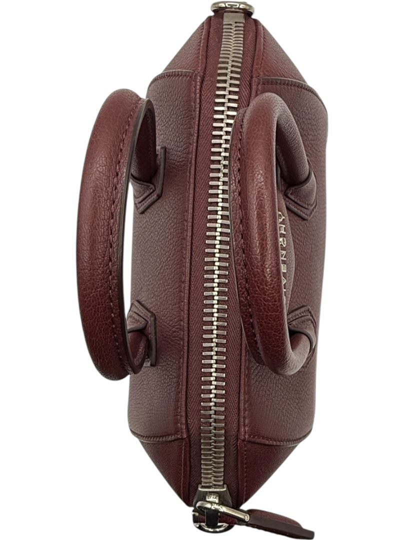 Givenchy Sugar Goatskin Mini Antigona Aubergine