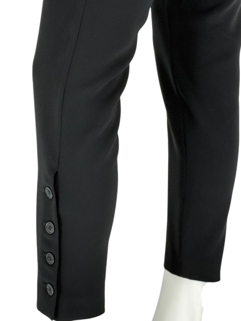 Altuzarra Black Satin-Lapel Tuxedo Blazer & Pants Set – Size IT 44 (US 10