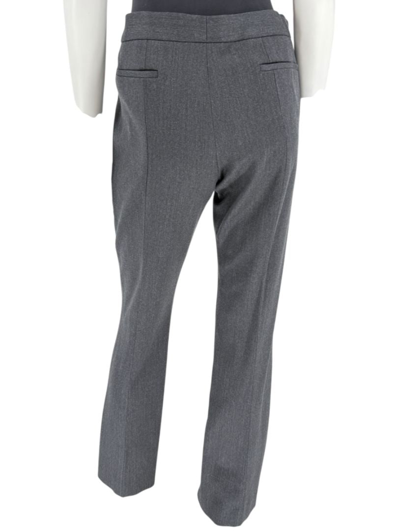 Pamella Roland Charcoal Grey Tailored Pantsuit – Large