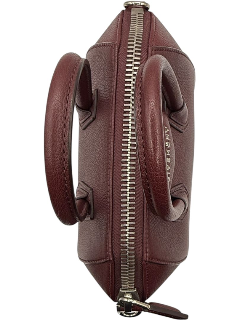 Givenchy Sugar Goatskin Mini Antigona Aubergine