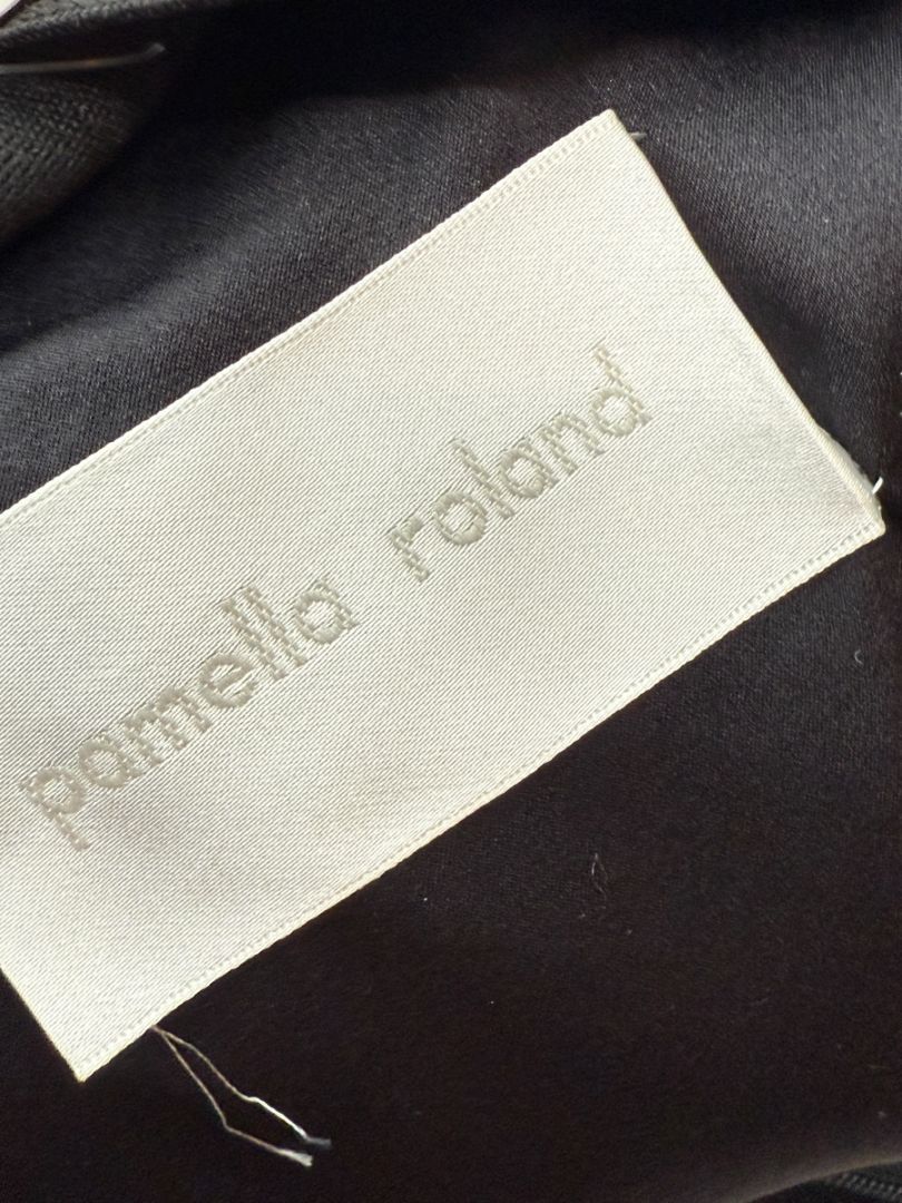 Pamella Roland Black Sequin Pencil Skirt – Large