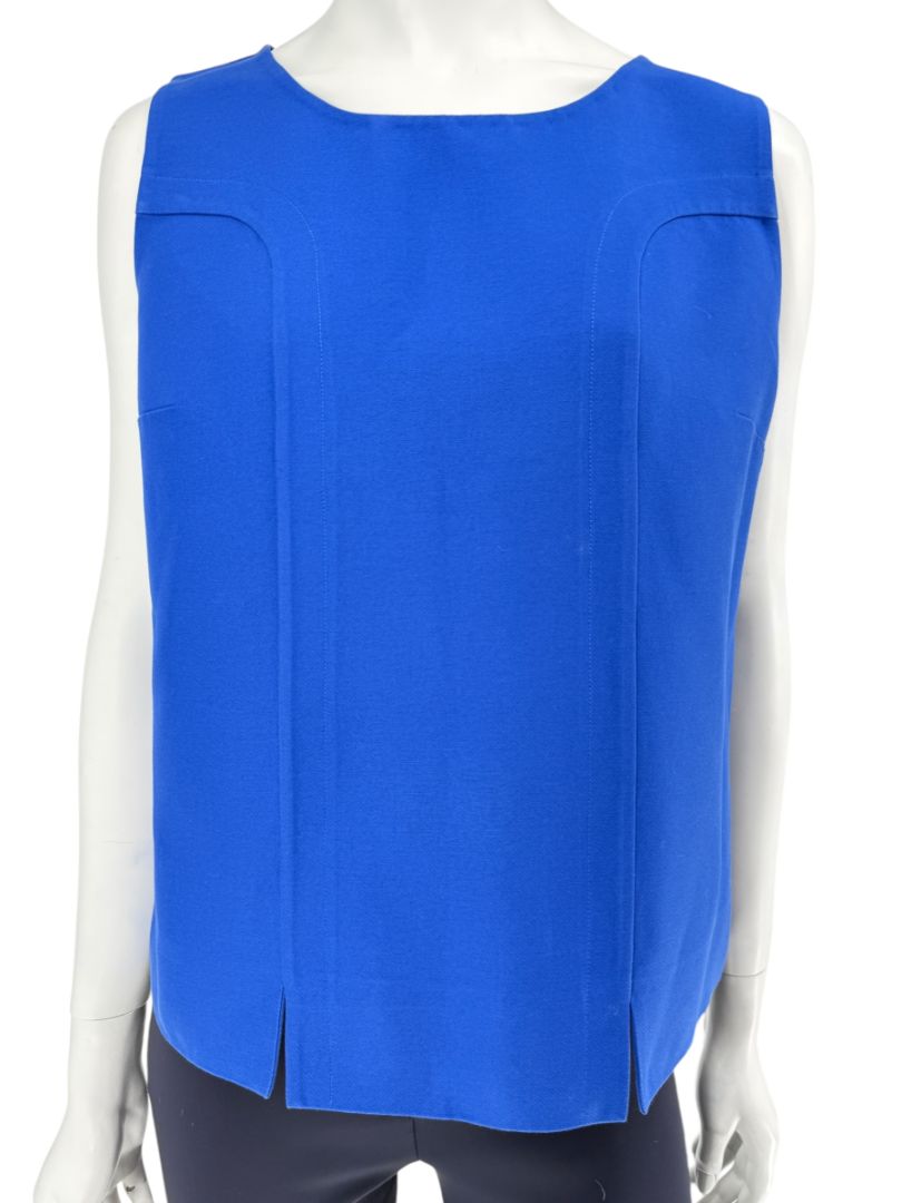 Marni Cobalt Blue Sleeveless Tunic/Blouse – Size IT 44