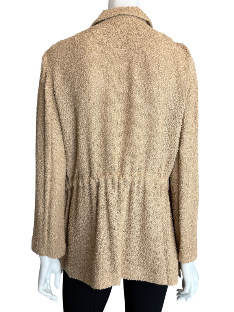 Akris Beige Bouclé Utility Jacket – Size 8