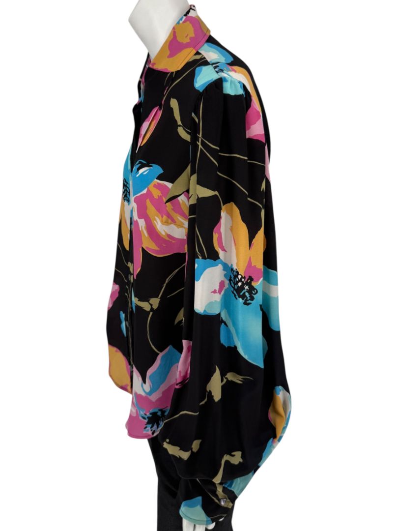 Dolce & Gabbana D&G Floral Silk Blouse – Size IT 48 / FR 44 / US 12