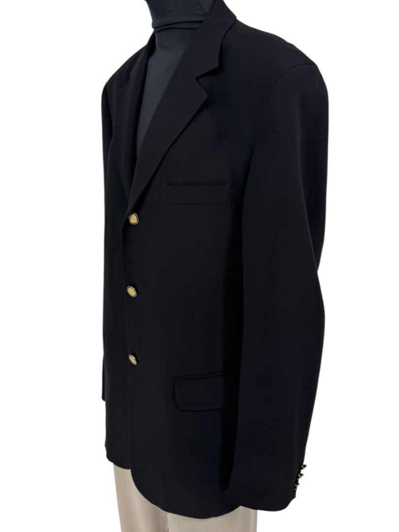 Versace Jeans Couture Black Wool Blend Blazer – Size IT 50 (US 40)