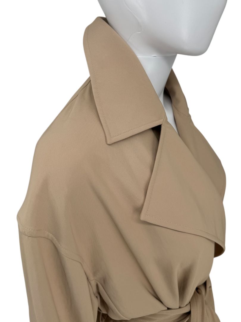 Victoria Beckham Camel Belted Trench Coat – Size US 6 / UK 10 / FR 38 / IT 42