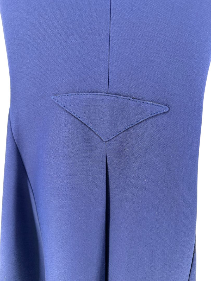Derek Lam Navy Sleeveless Wool-Silk Blend Toggle Dress – Size IT 42 / US 6