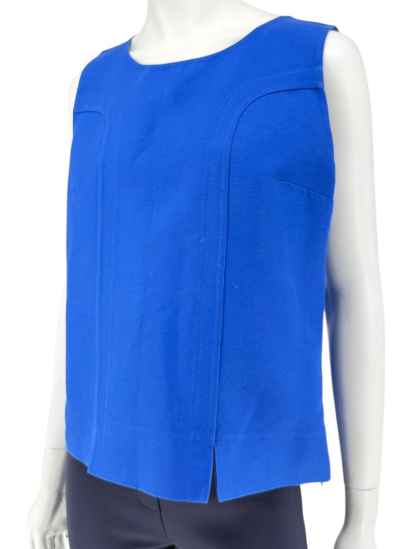 Marni Cobalt Blue Sleeveless Tunic/Blouse – Size IT 44