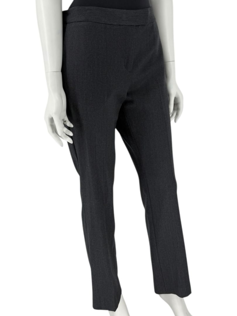 Pamella Roland Charcoal Grey Tailored Pantsuit – Large