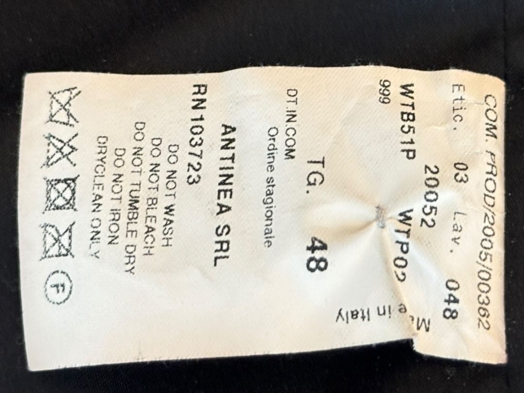 Armani Collezioni Black Leather Sculpted Jacket – Size 12