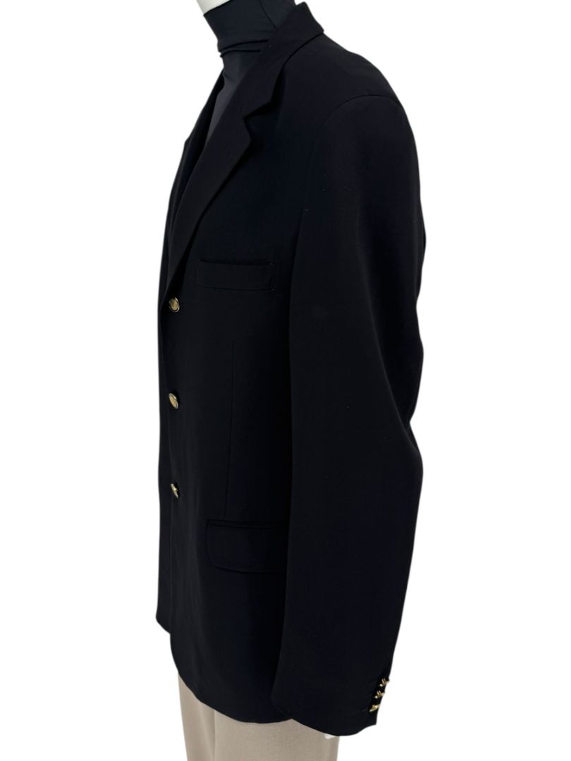 Versace Jeans Couture Black Wool Blend Blazer – Size IT 50 (US 40)
