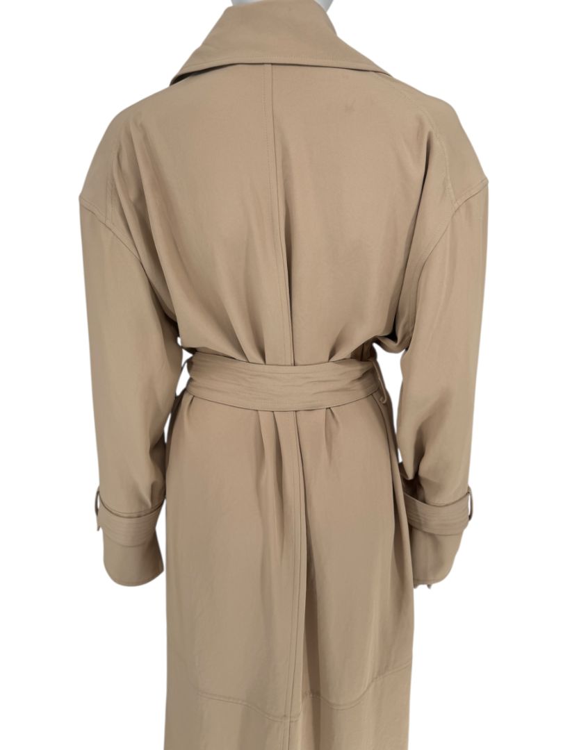 Victoria Beckham Camel Belted Trench Coat – Size US 6 / UK 10 / FR 38 / IT 42