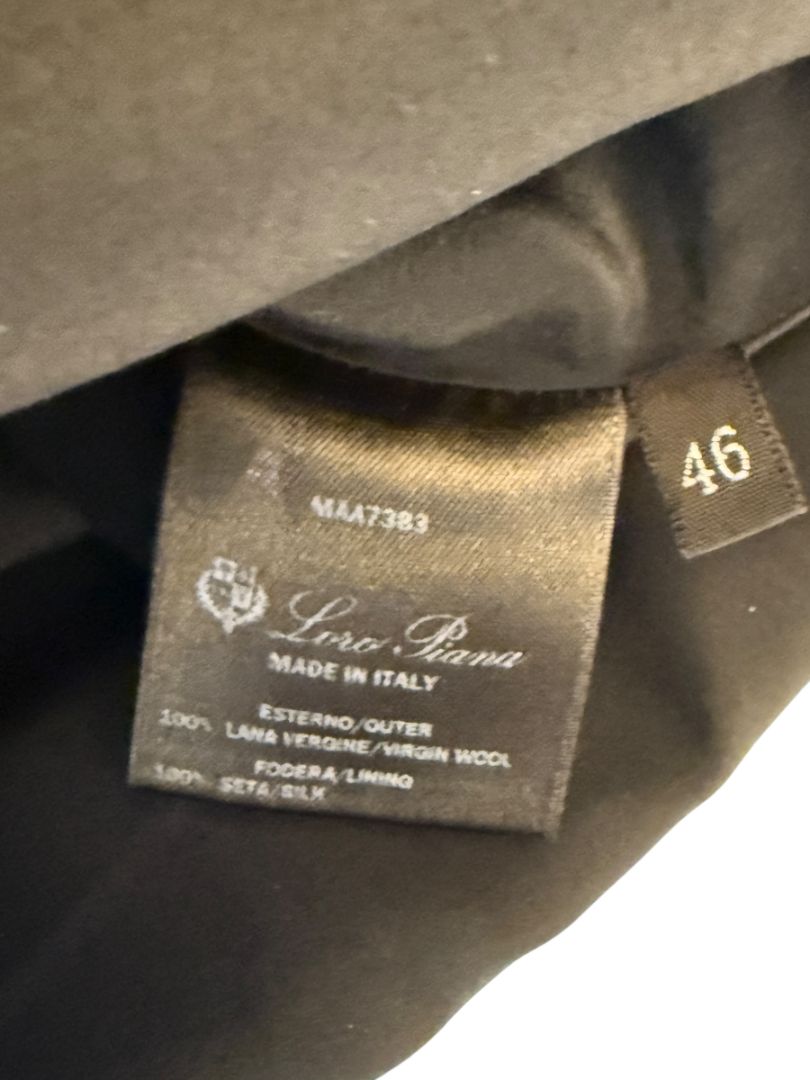 Loro Piana Black Virgin Wool Sleeveless Mini Dress – Size IT 46