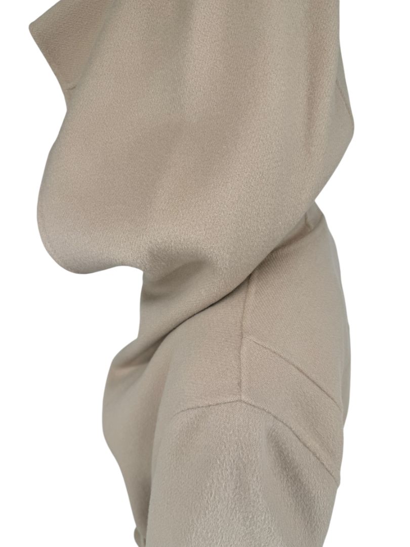 S Max Mara Camel Hooded Wrap Coat – Size 10 (IT 42)