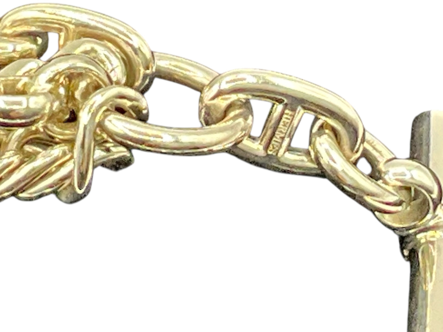 Hermès "Etcetera" Multi-Strand Sterling Silver Bracelet – 20cm