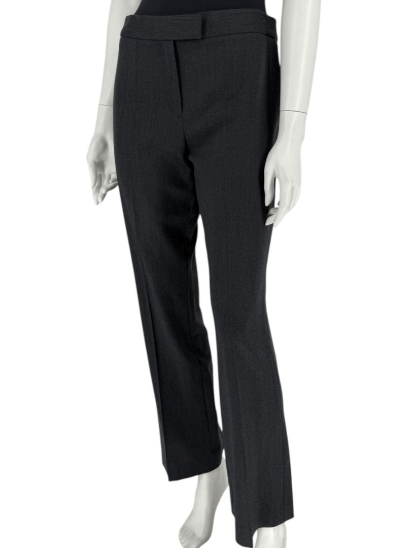 Pamella Roland Charcoal Grey Tailored Pantsuit – Large