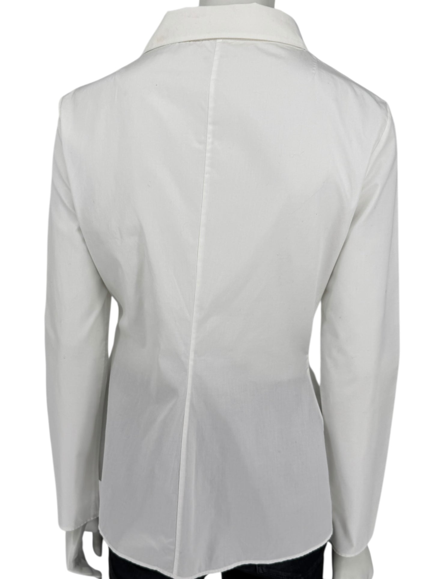 Jil Sander White Sculptural Front Shirt – Size IT 38