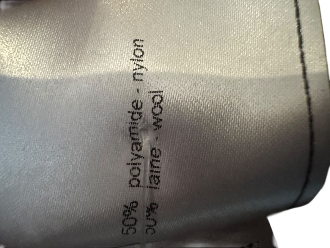 Chanel Black & Ivory Wool-Blend Deep V-Neck Sweater – Size FR 44