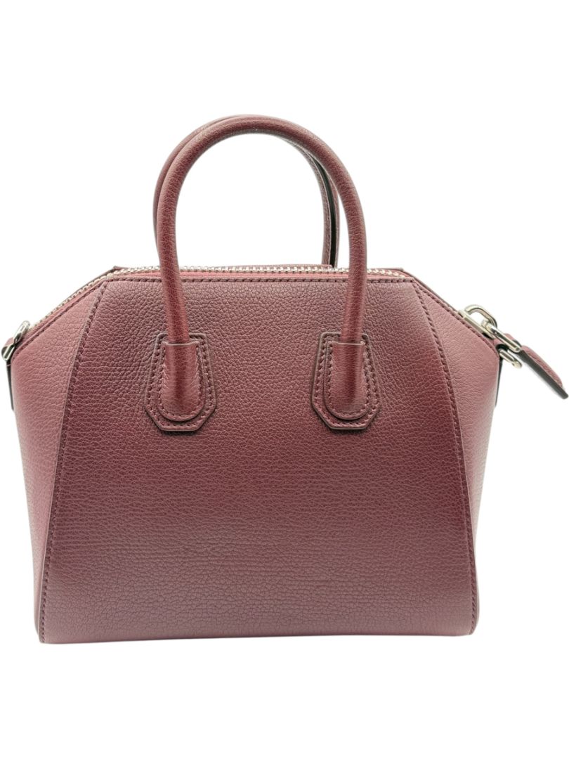 Givenchy Sugar Goatskin Mini Antigona Aubergine