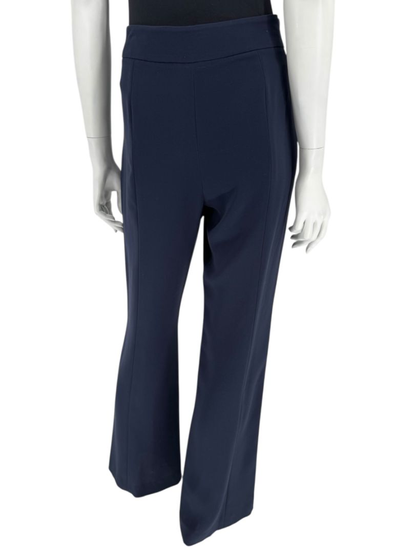 Giorgio Armani Navy Wide-Leg Cropped Trousers – Size IT 44