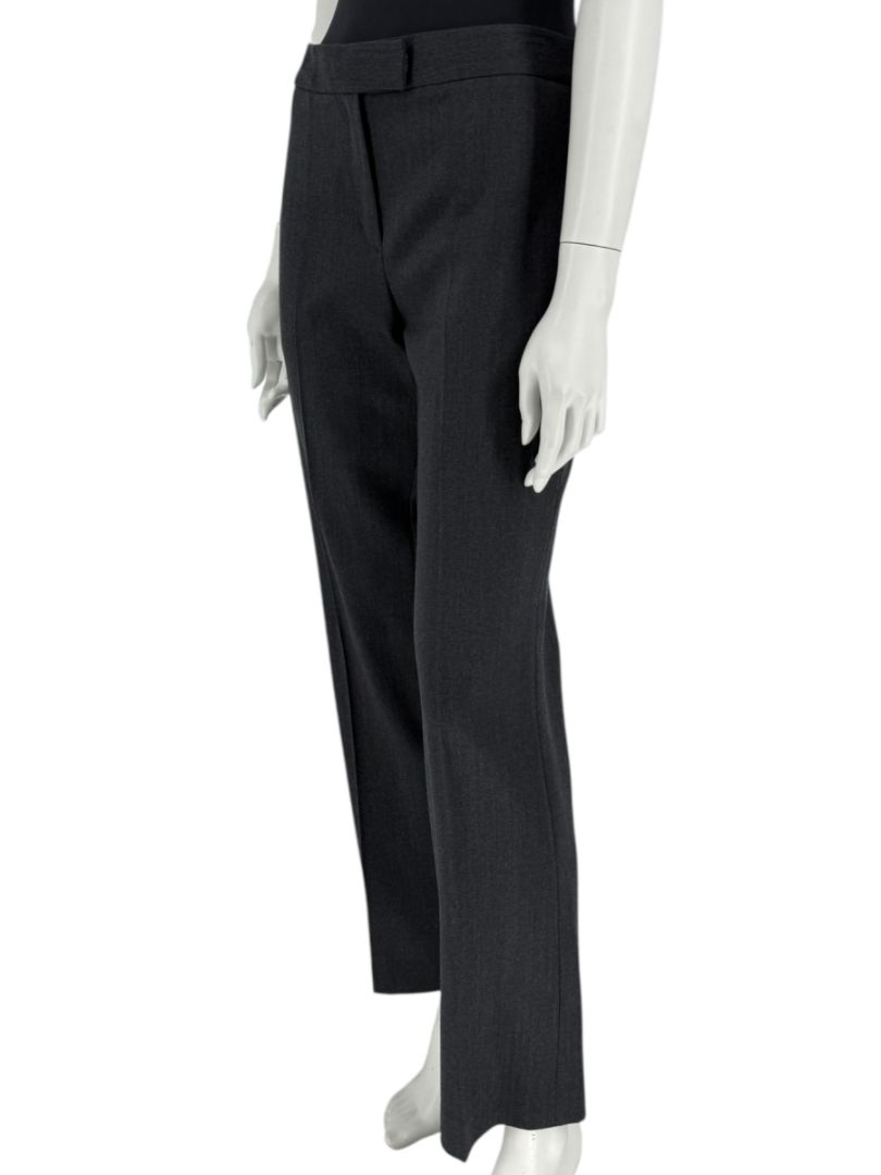 Pamella Roland Charcoal Grey Tailored Pantsuit – Large