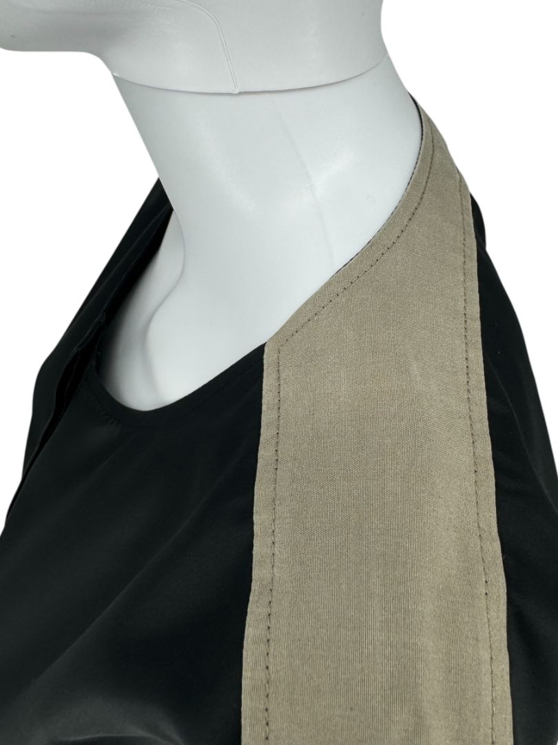 Balenciaga Paris Two-Tone Cinched Waist Shift Dress – Size 10