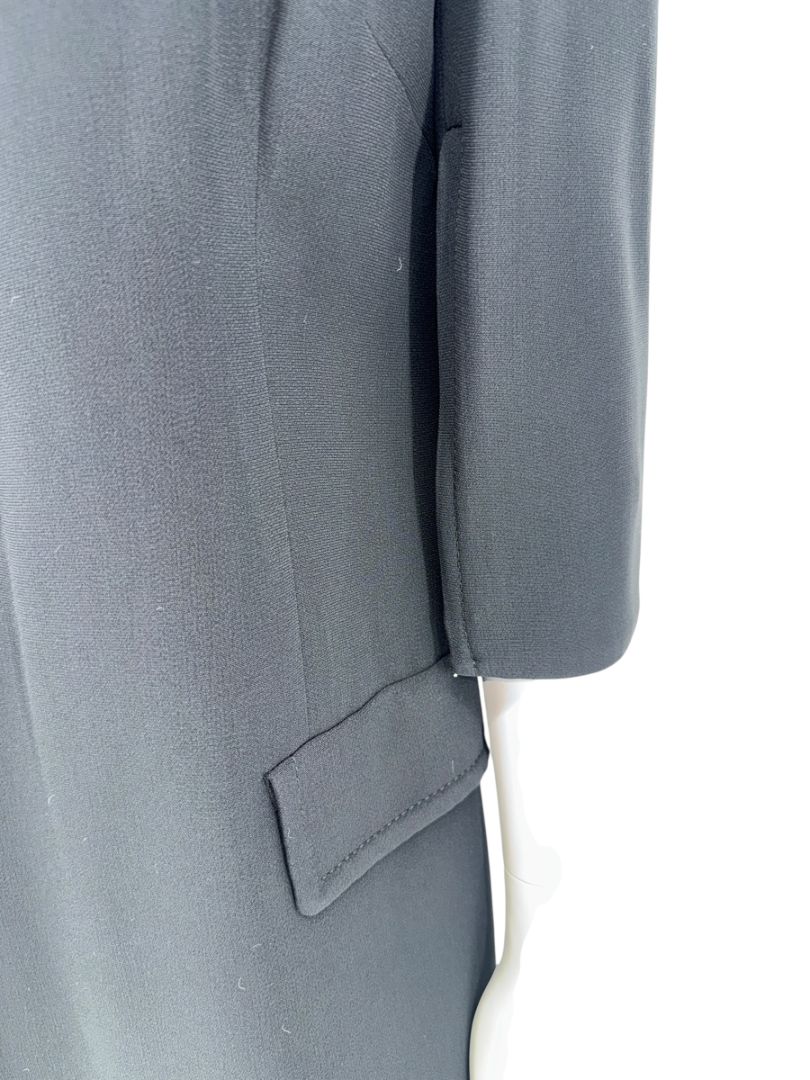 PRADA Black Embellished Collar Dress – Size IT 46