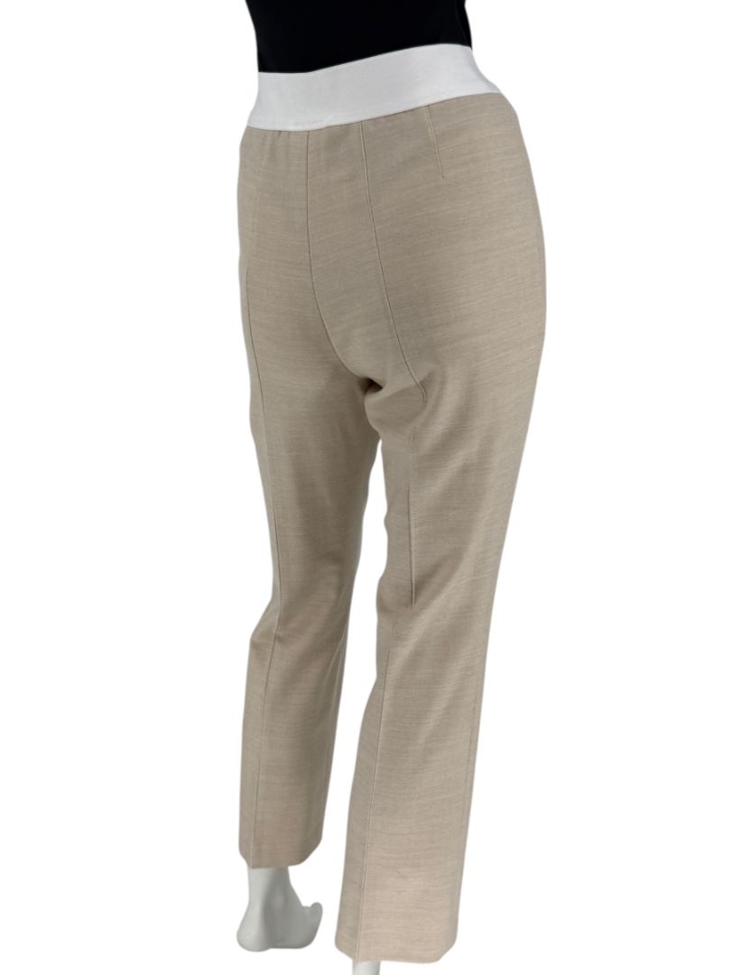 Akris-Bergdorf Goodman Beige Wool Blend Cropped Pants – Size IT 42