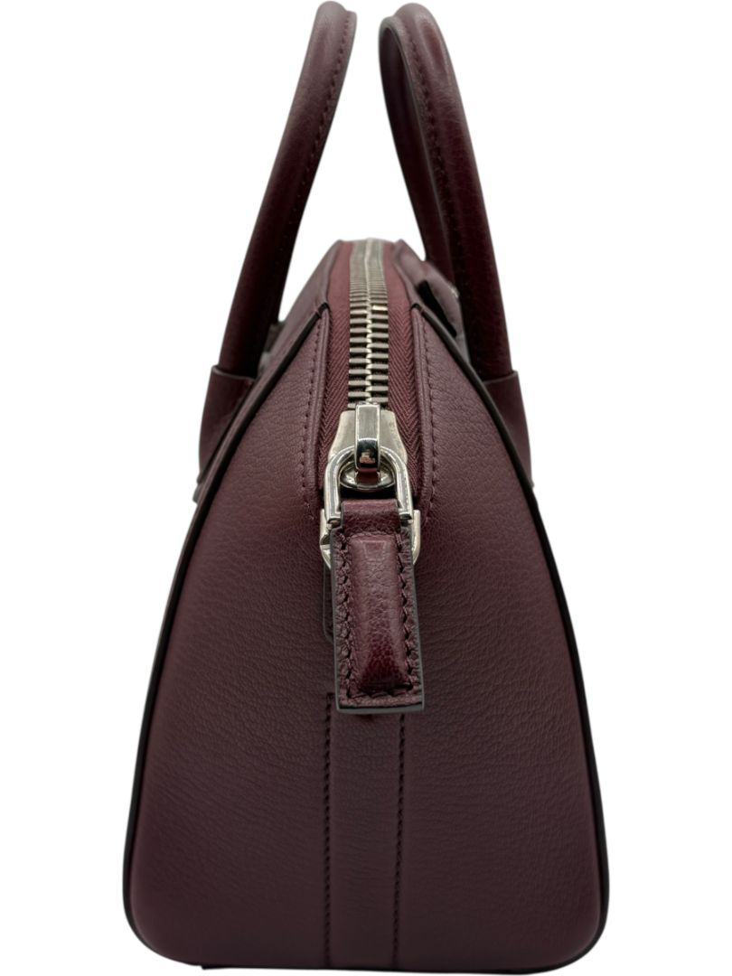 Givenchy Sugar Goatskin Mini Antigona Aubergine