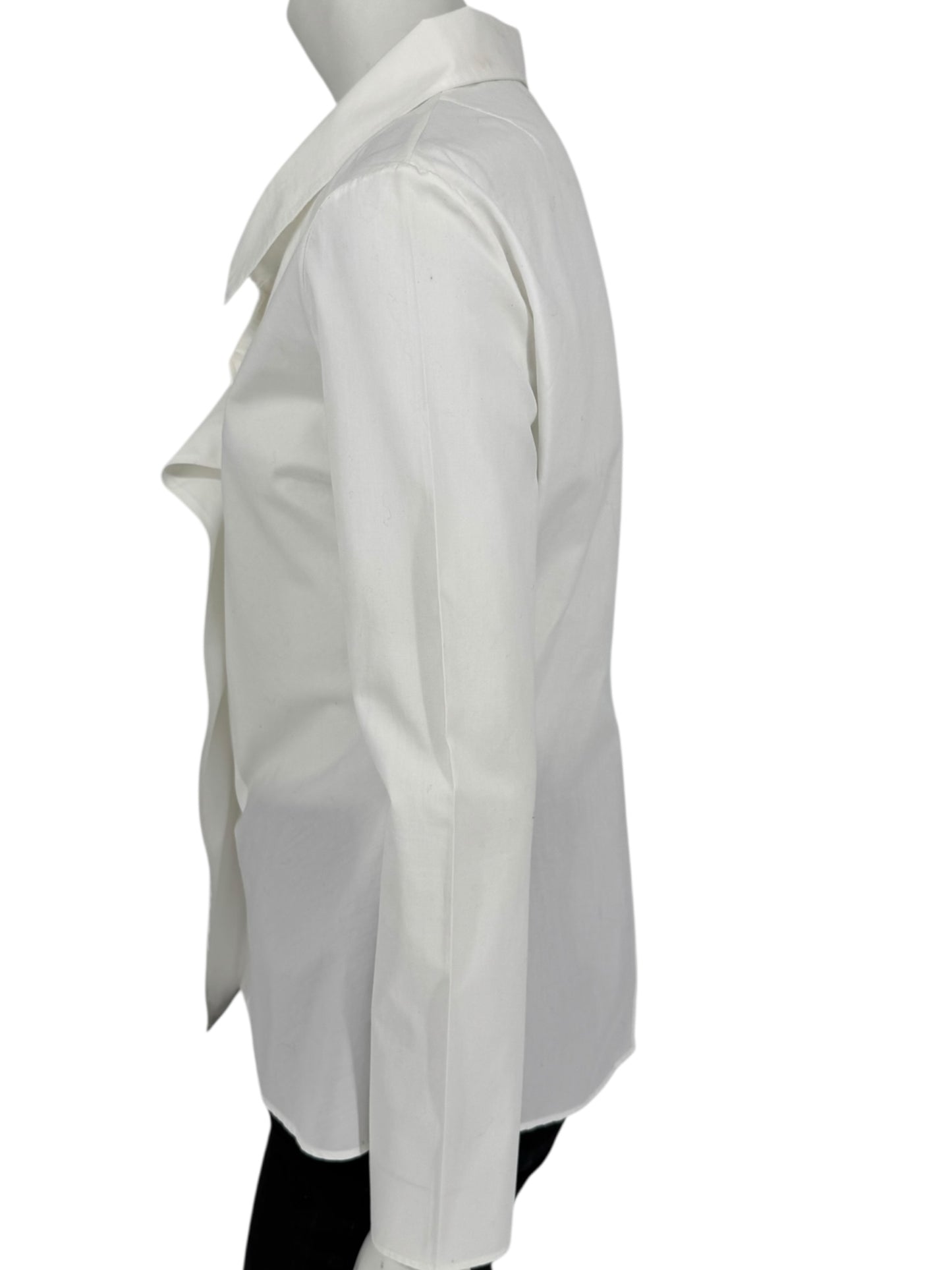 Jil Sander White Sculptural Front Shirt – Size IT 38
