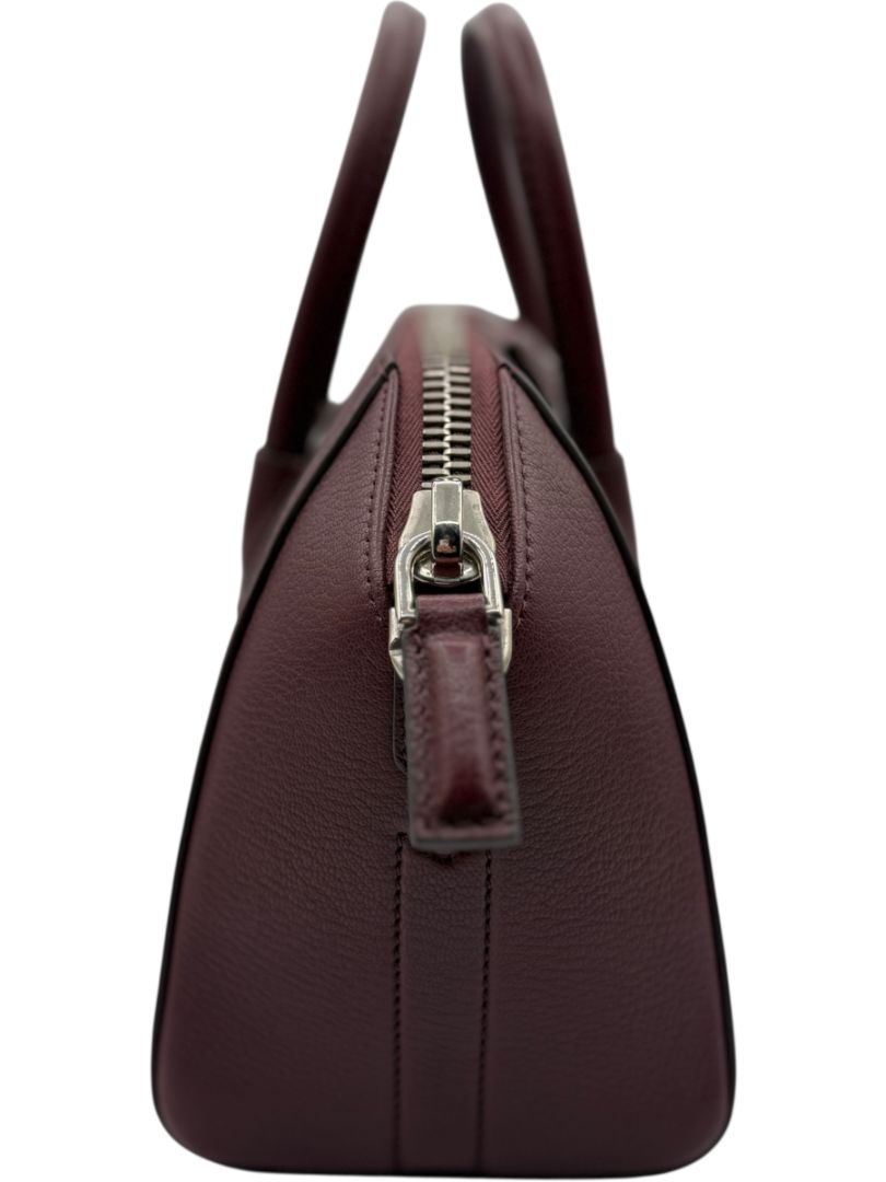 Givenchy Sugar Goatskin Mini Antigona Aubergine