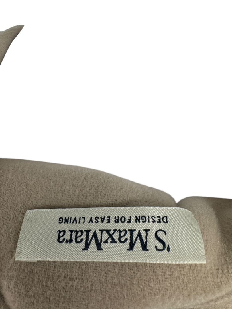 S Max Mara Camel Hooded Wrap Coat – Size 10 (IT 42)
