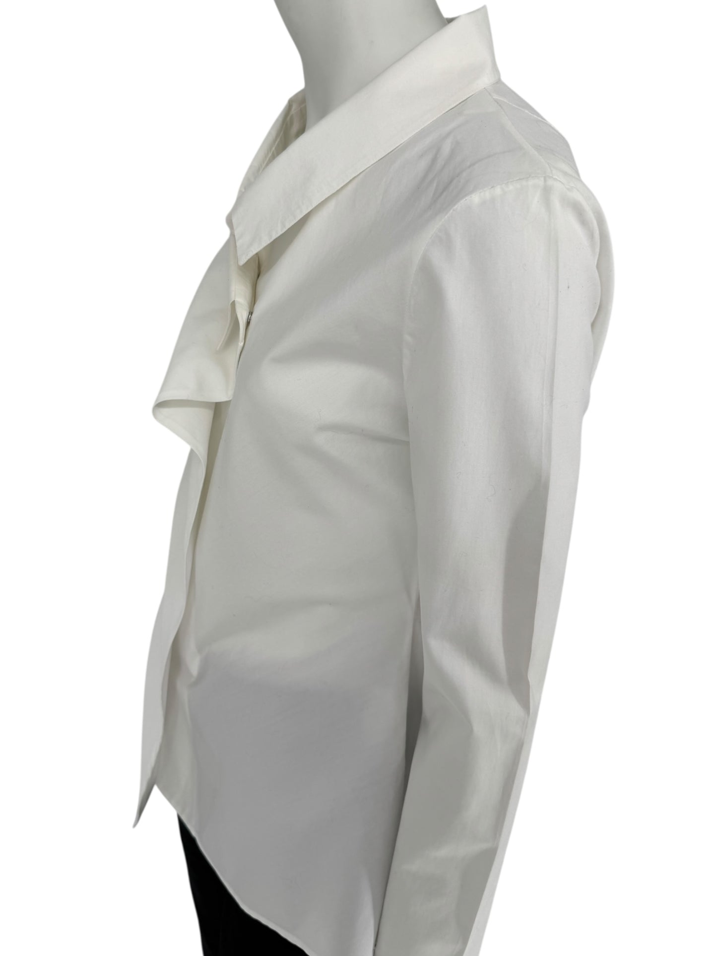 Jil Sander White Sculptural Front Shirt – Size IT 38