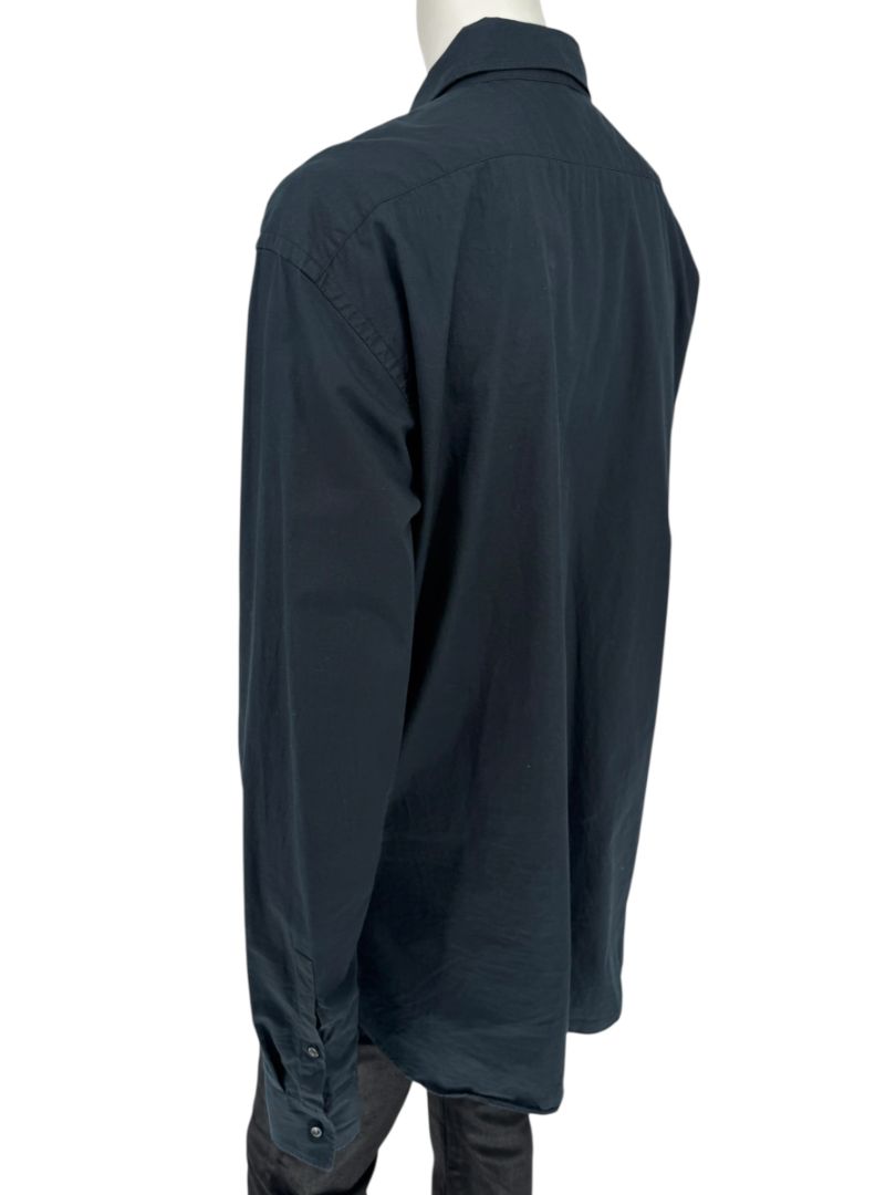 Galliano Gazette Oversized Graphic Cotton Shirt – Size 54 (Men's)