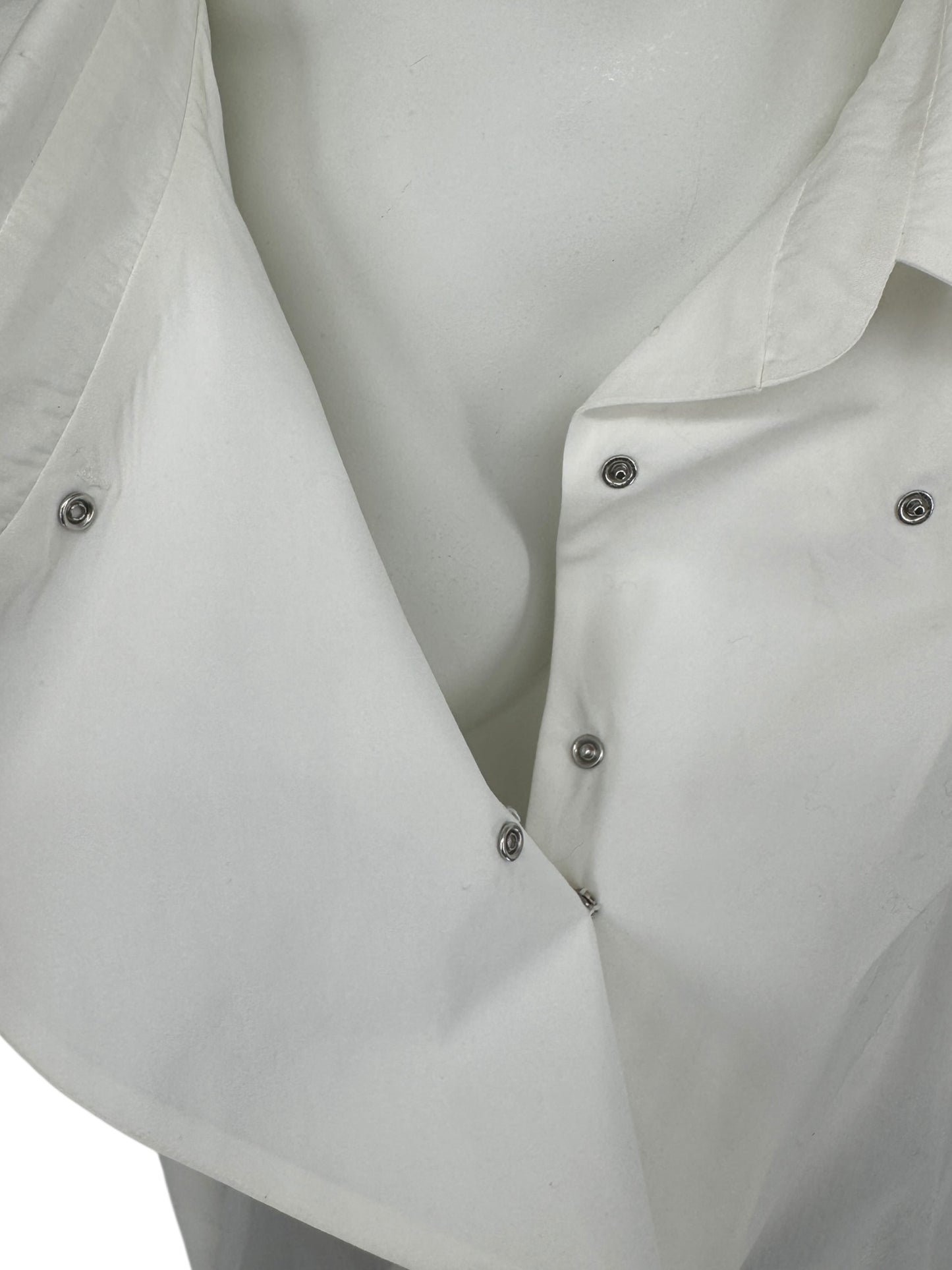 Jil Sander White Sculptural Front Shirt – Size IT 38