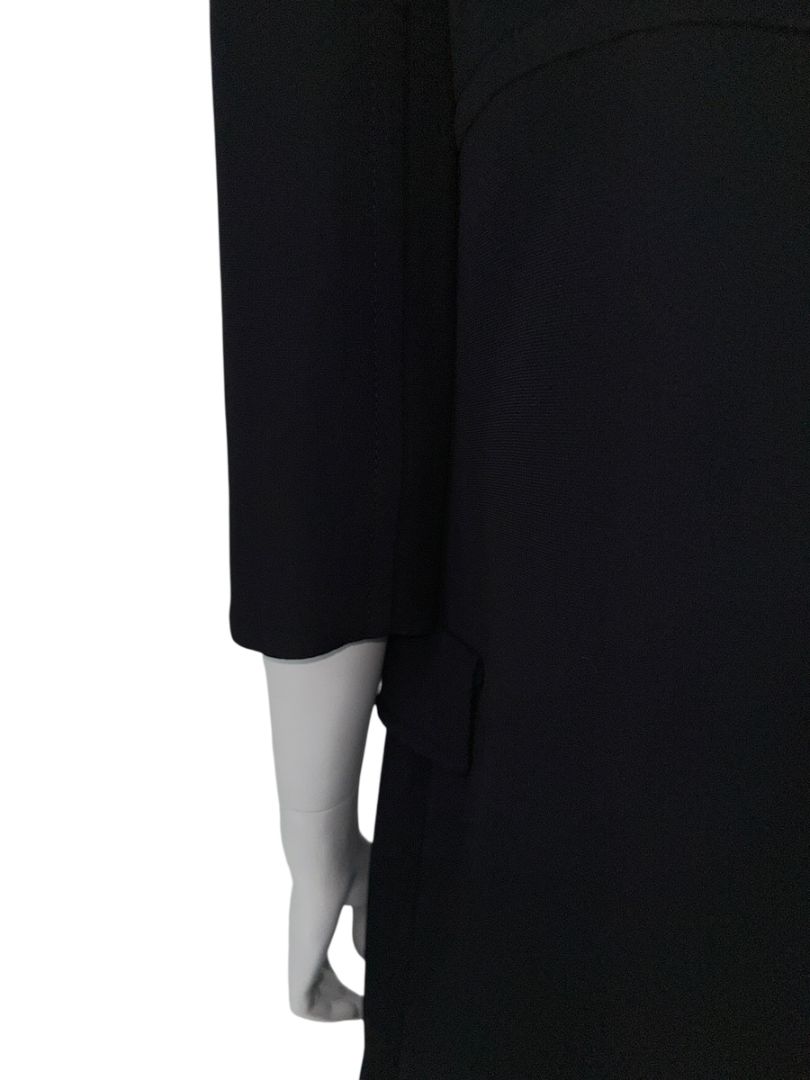PRADA Black Embellished Collar Dress – Size IT 46