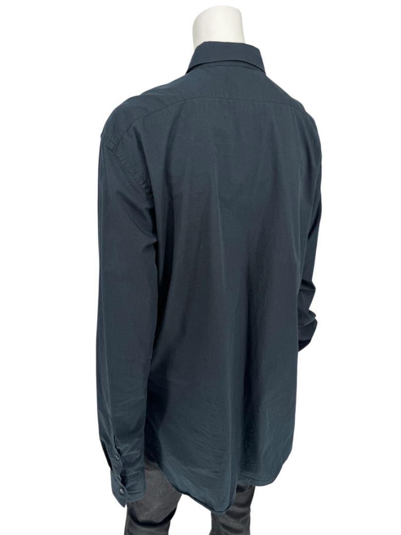 Galliano Gazette Oversized Graphic Cotton Shirt – Size 54 (Men's)