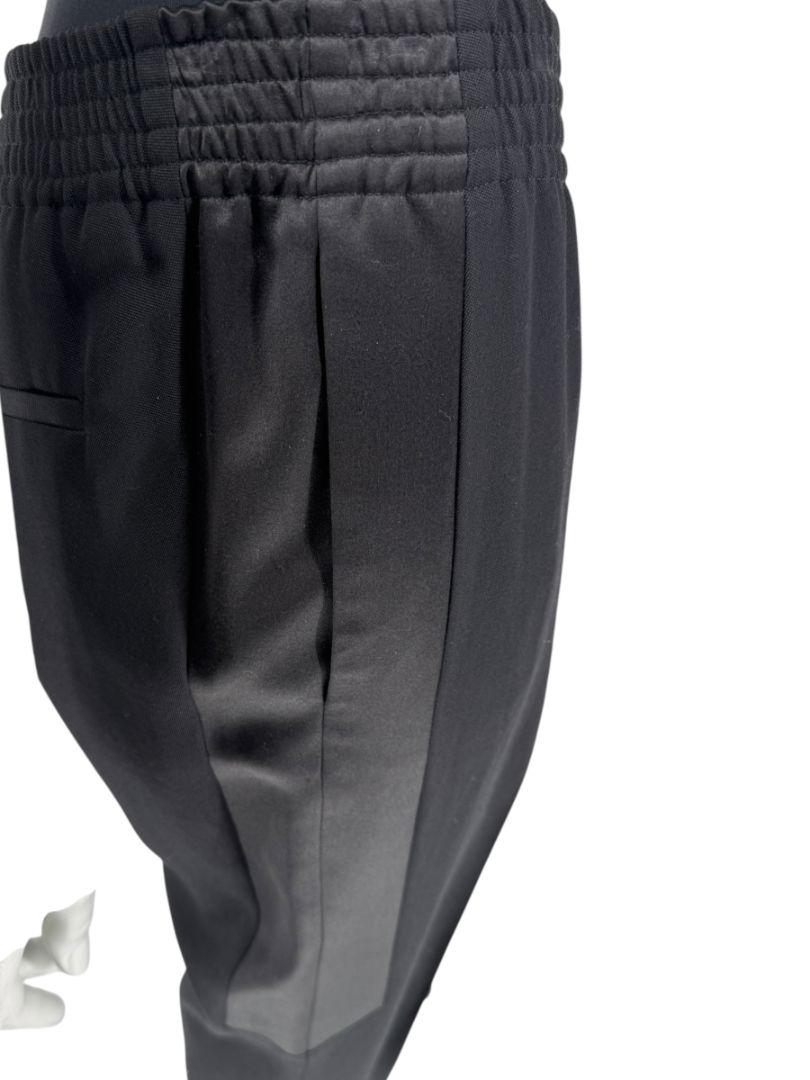 Givenchy Black Wool Side Stripe Pants – Size IT 40