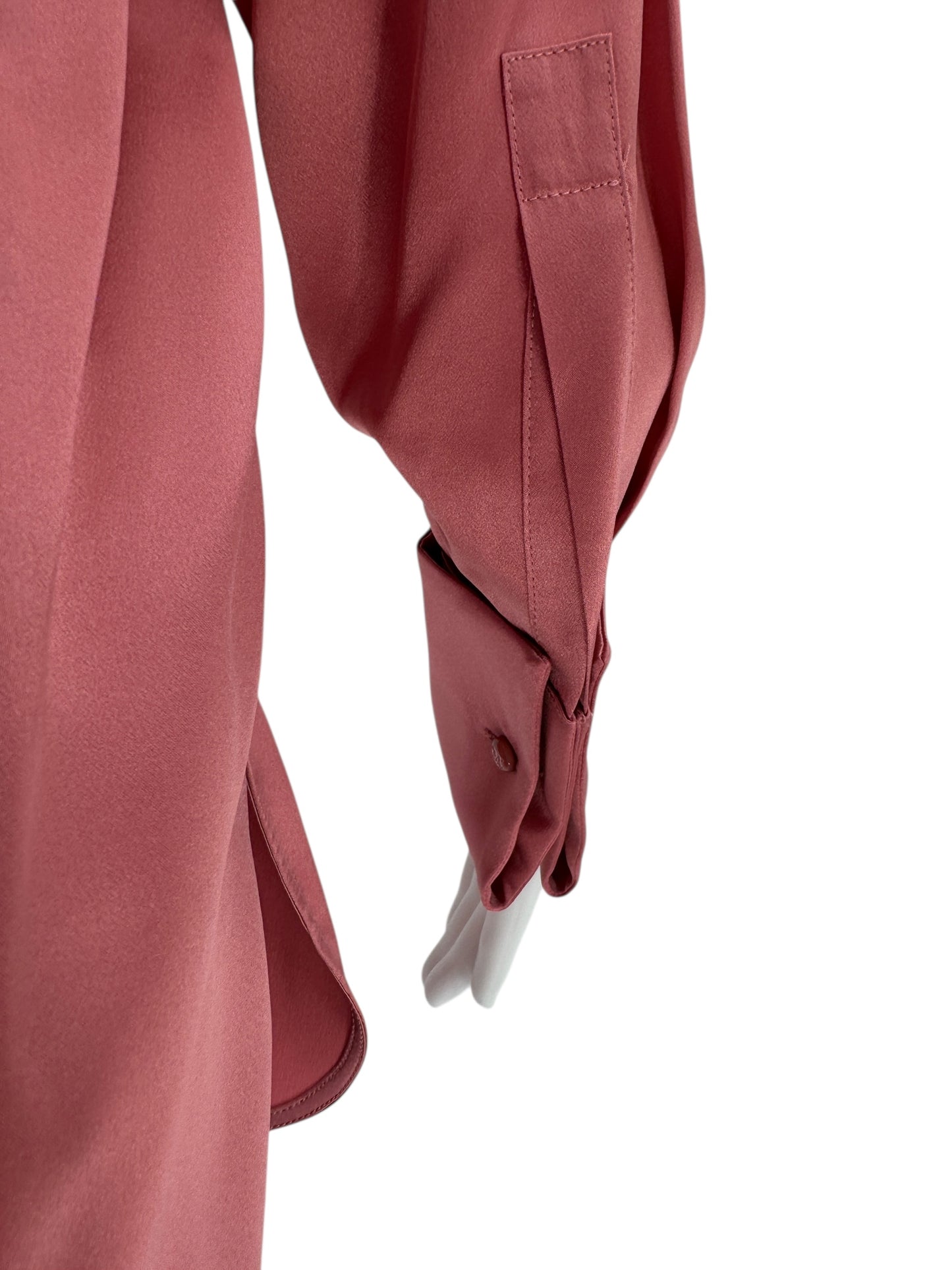 MaxMara Rose Silk Blouse – Size 44 (IT) – Brand New with Tags