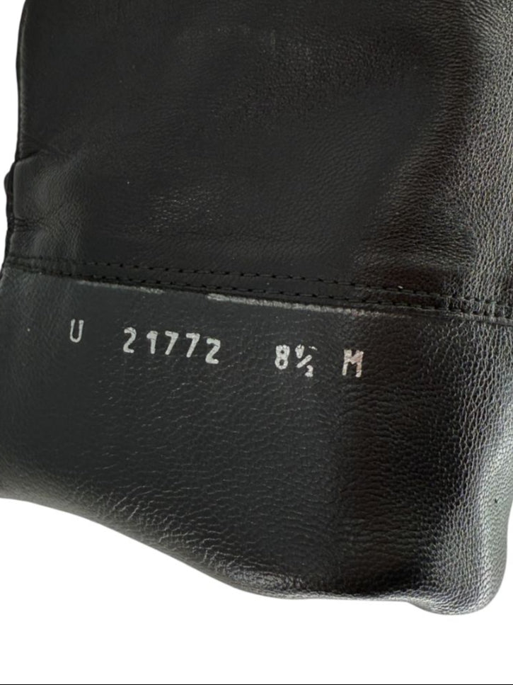 Stuart Weitzman Over-the-Knee 50/50 Leather Riding Boots – Size 8.5 M