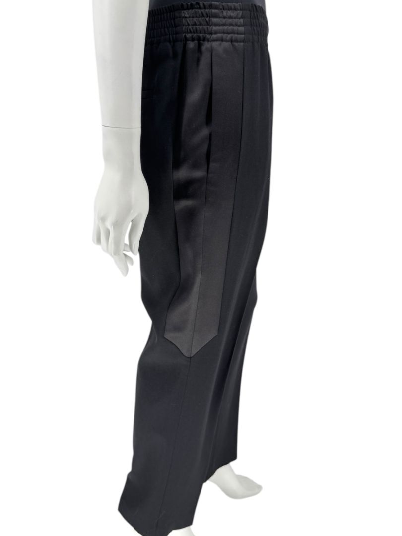 Givenchy Black Wool Side Stripe Pants – Size IT 40