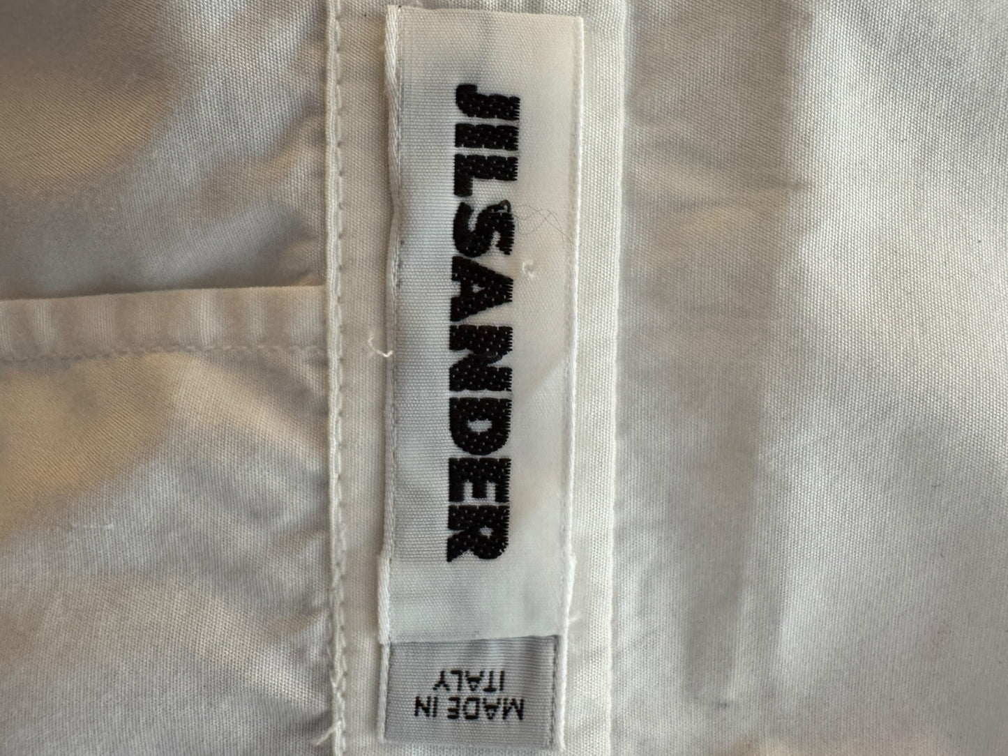 Jil Sander White Sculptural Front Shirt – Size IT 38