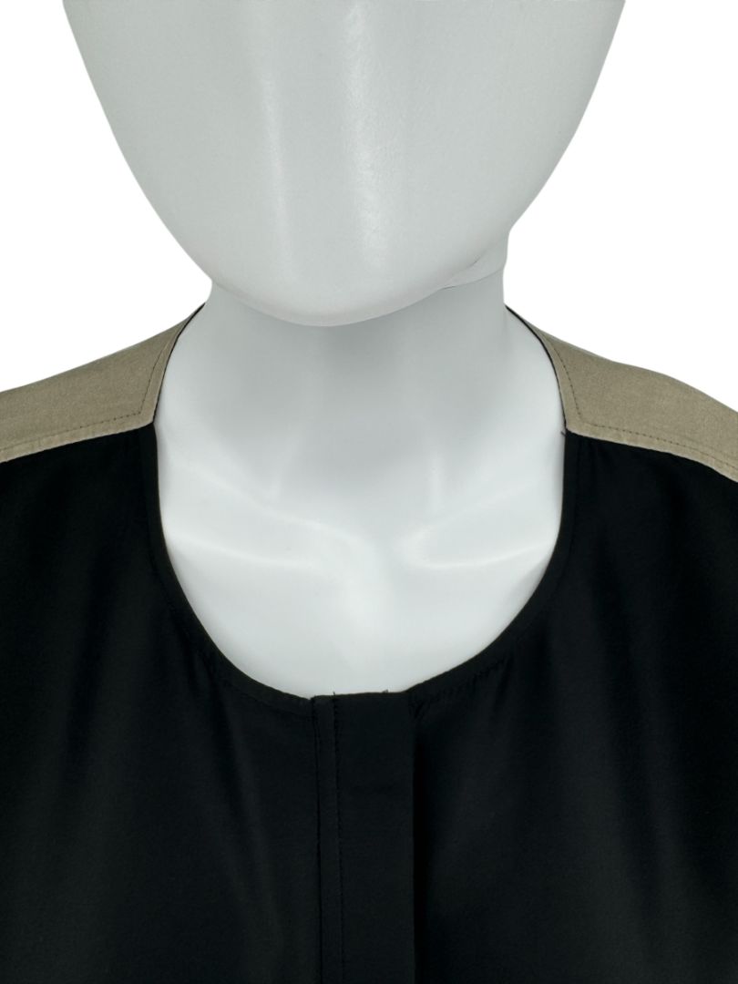 Balenciaga Paris Two-Tone Cinched Waist Shift Dress – Size 10