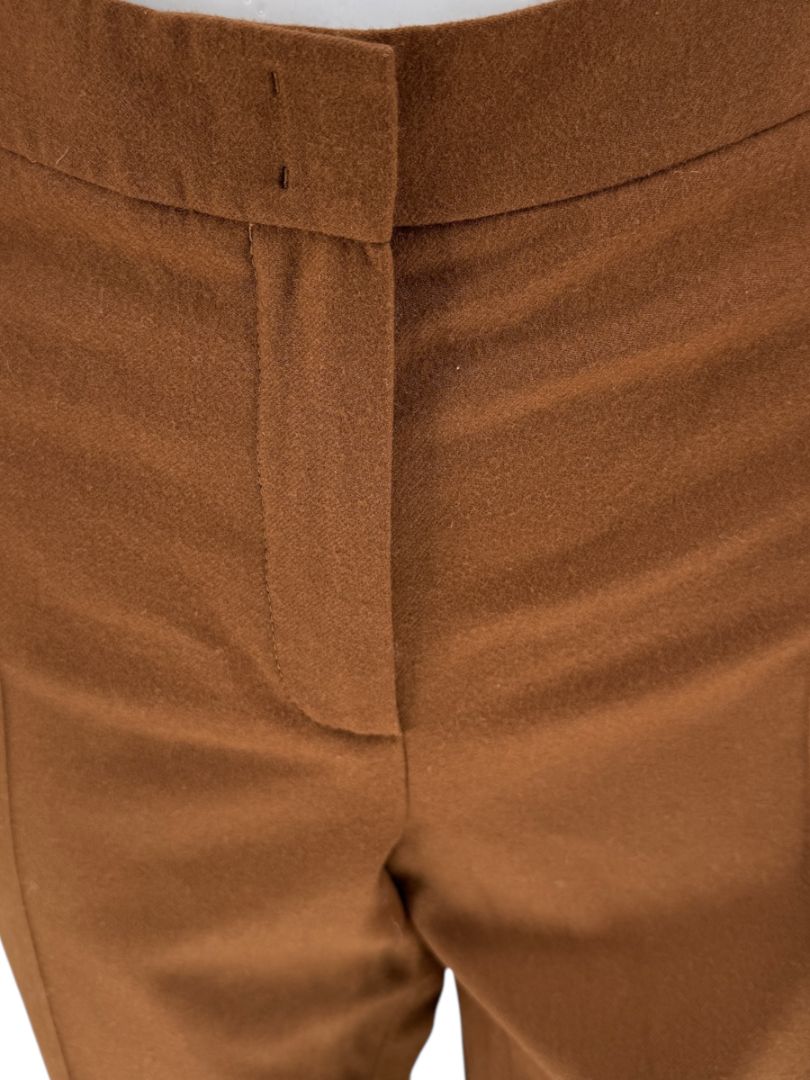 A-K-R-I-S- Camel Wool-Cashmere Blazer & Tapered Pant Suit – Size 10