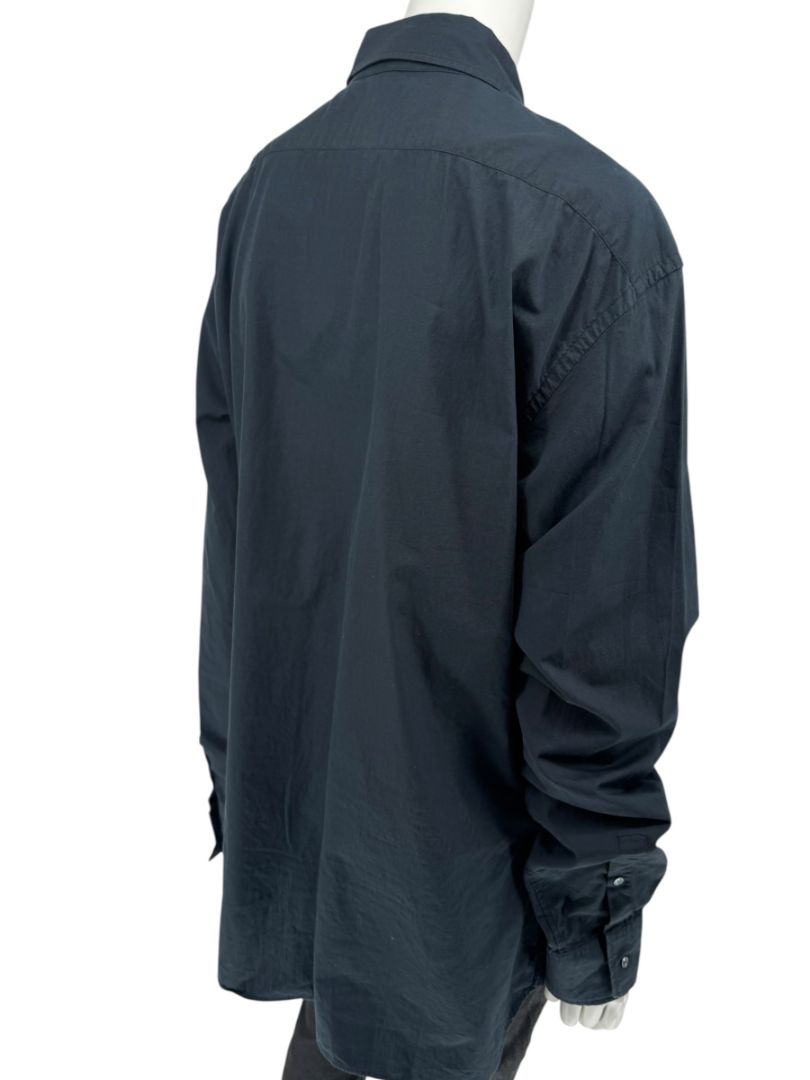 Galliano Gazette Oversized Graphic Cotton Shirt – Size 54 (Men's)