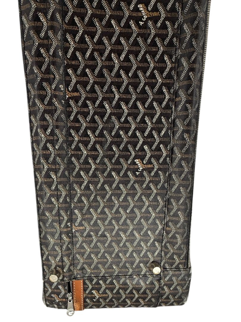 Goyard Goyardine Canvas Large Rolling Suitcase – 25.6" x 19.7" x 9.8"