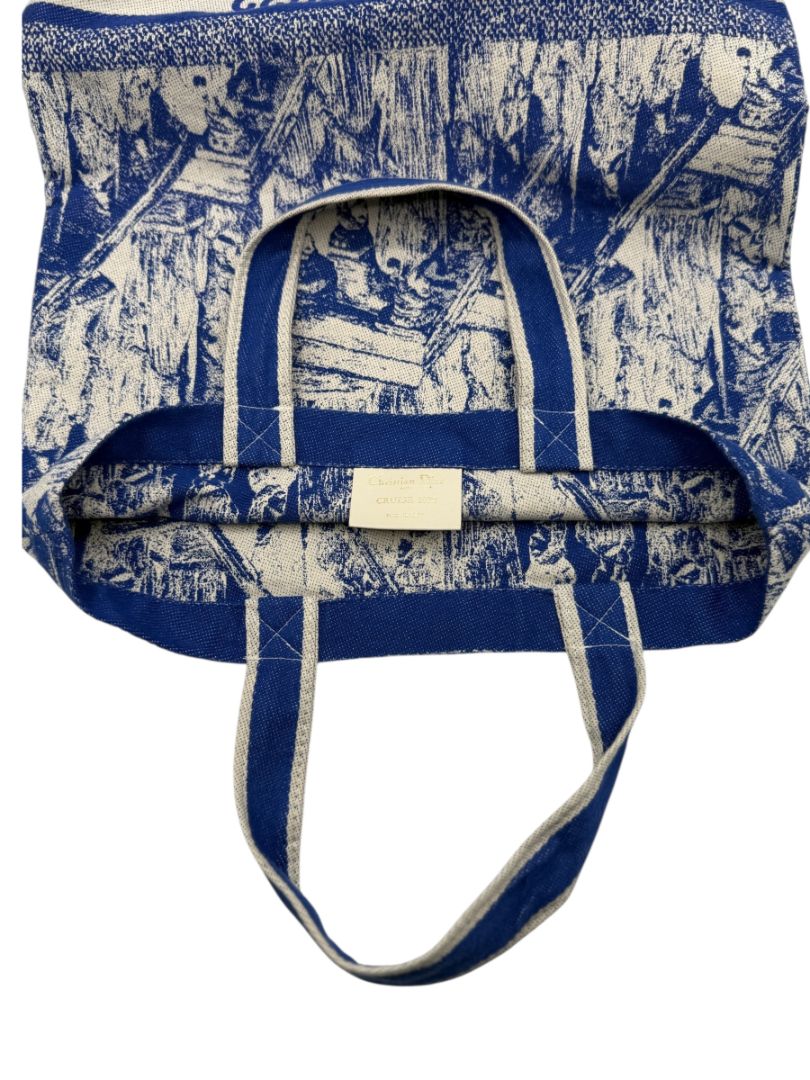 Christian Dior Canvas Cruise Tote – Cruise 2022 Edition